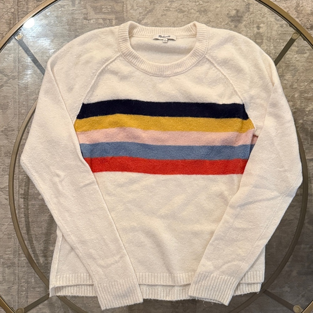 Madewell Stripe Pullover Sweater - Picture 4 of 6